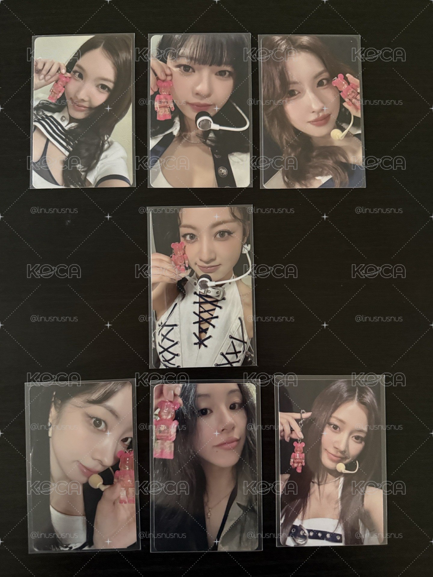 TWICE BE@RBRICK 暴力熊 代言卡 
