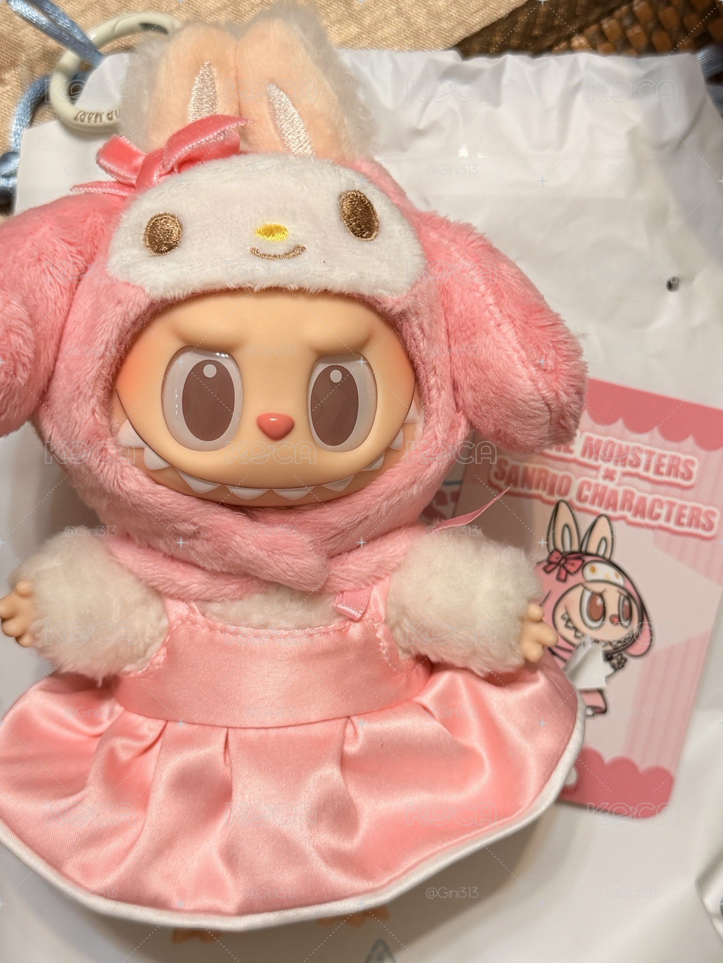 Labubu x 三麗鷗 美樂蒂款 $450