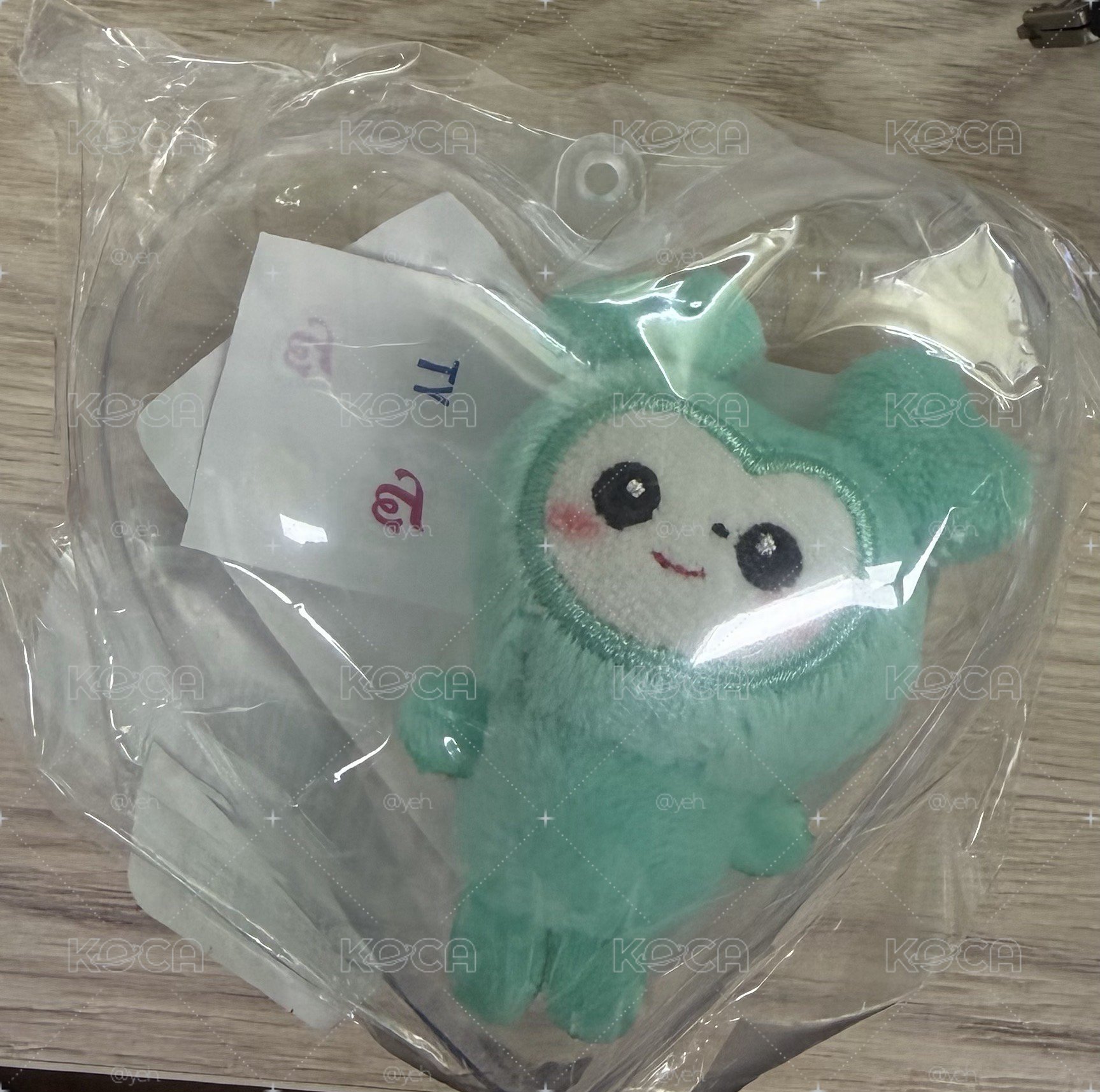 TWICE六巡新國立 愛心殼吊飾娃