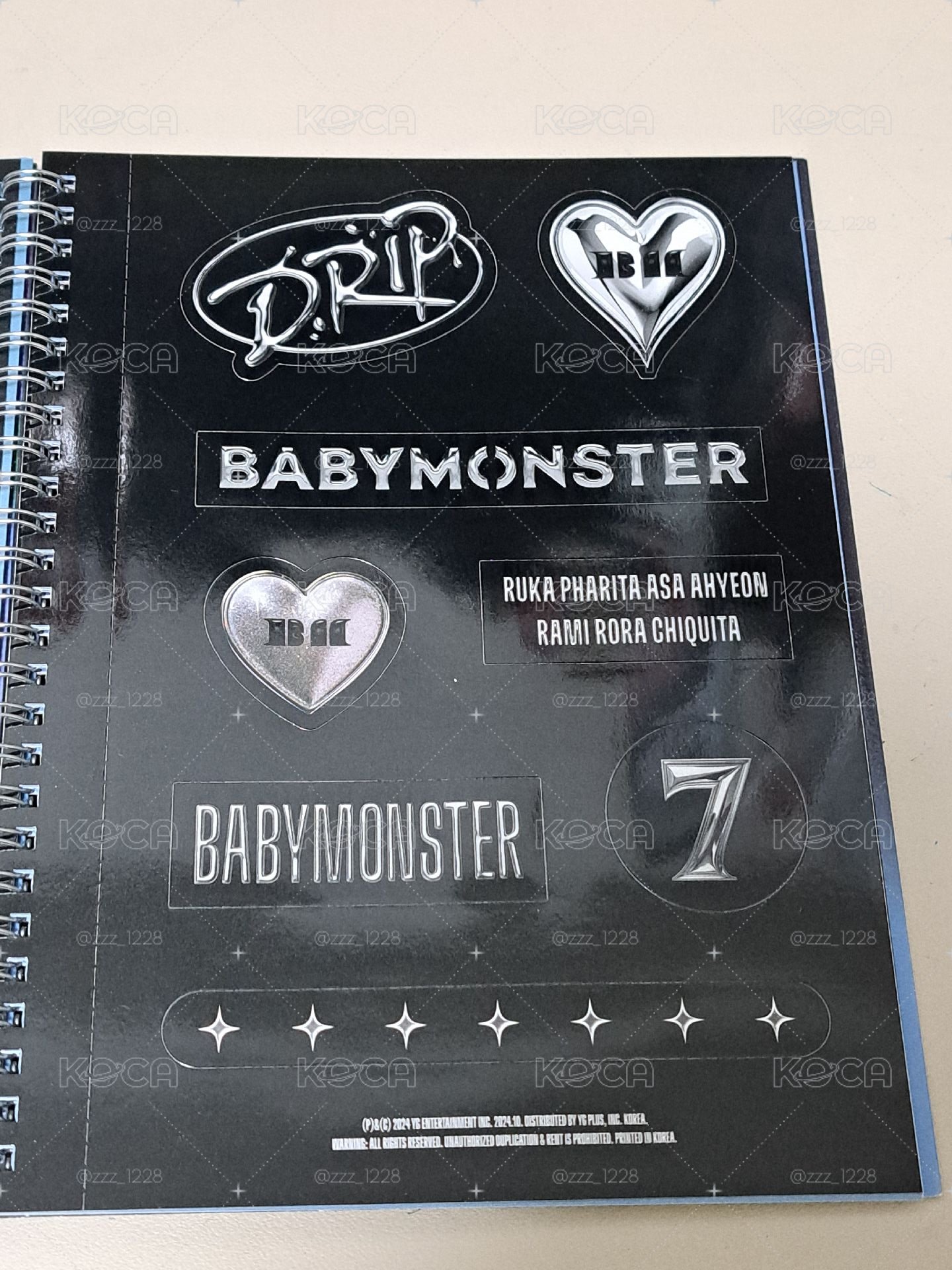 Babymonster DRIP藍版空專