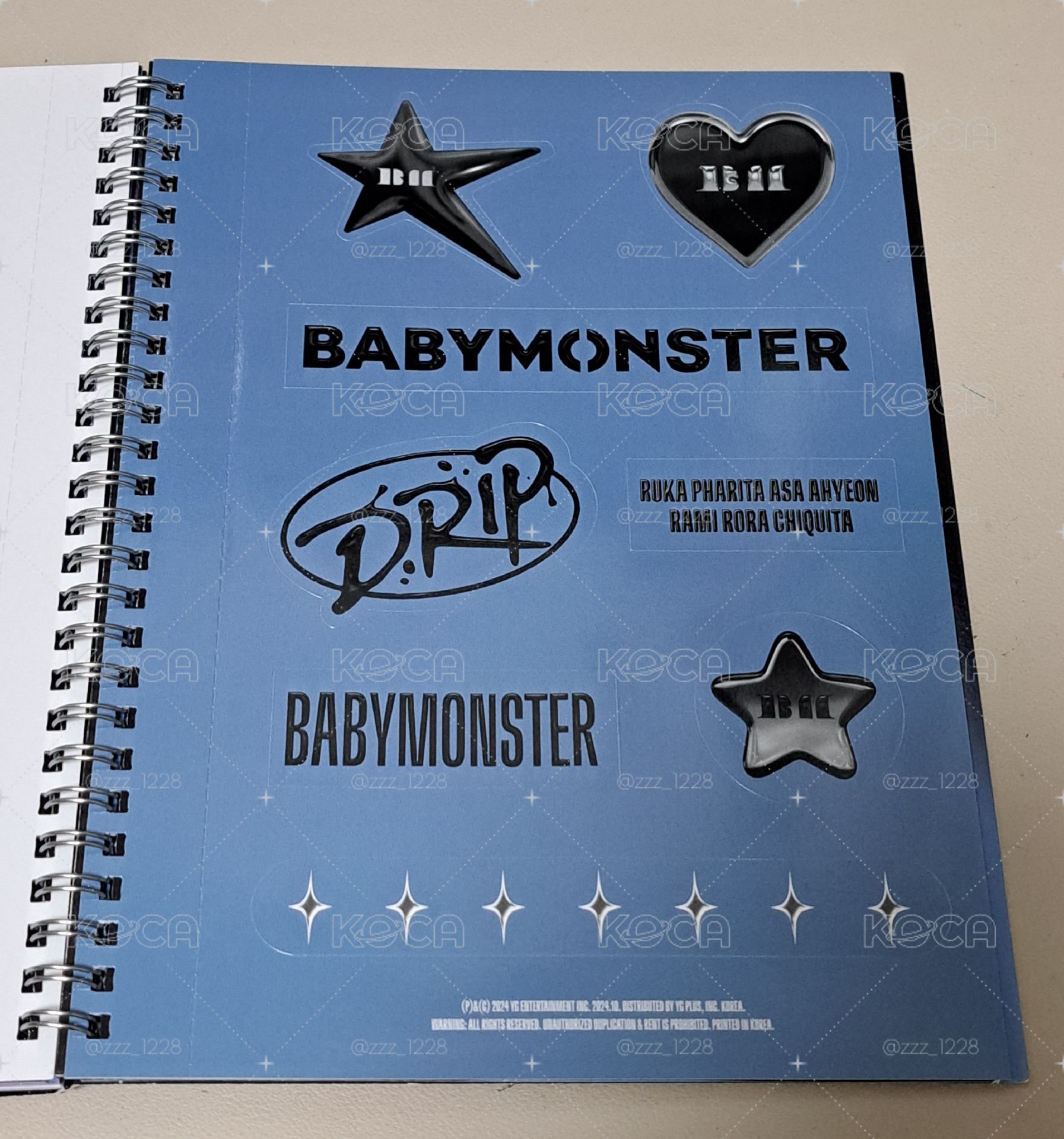 Babymonster DRIP藍版空專