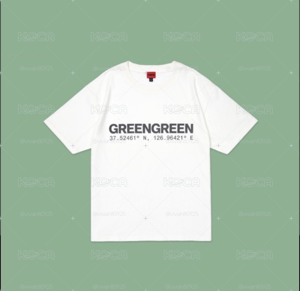 Green Green 限量白T