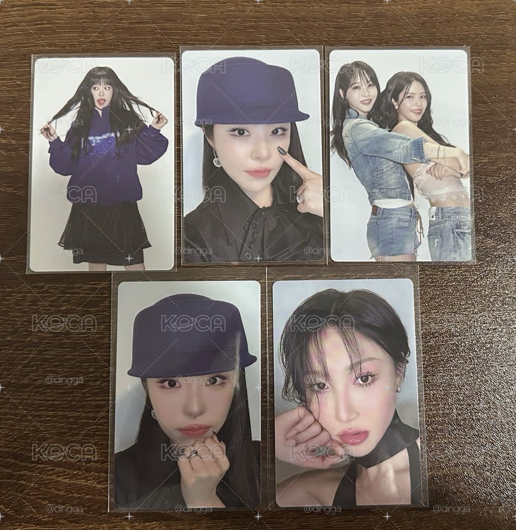 MAMAMOO 4WARD 頌樂 玟星 輝人 華莎 雙人卡 日月 隨機卡包 五張一套