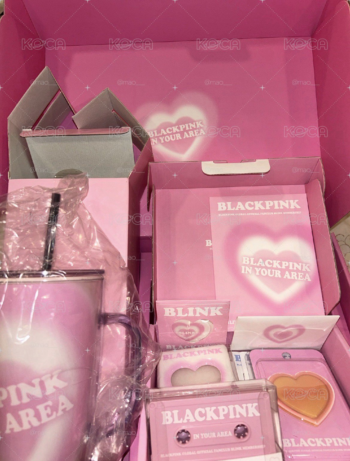 BLACKPINK豪華會員禮全配置