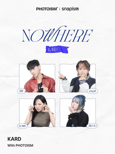 KARD X photoism X snapism 人生四格卡 貼紙 代印 