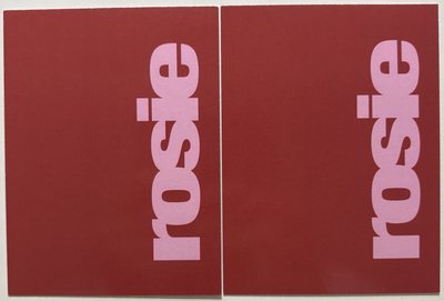 Rosie 新版紅膠小卡