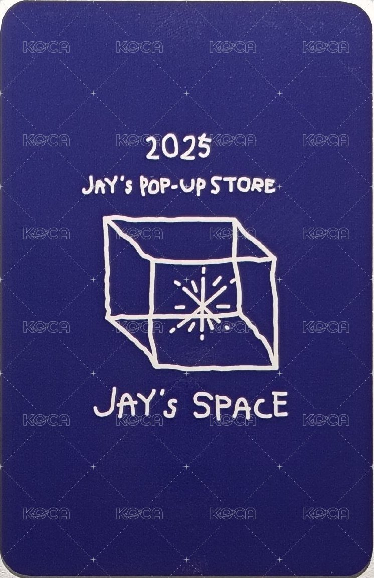JAY's SPACE pop-up store el 周邊卡 手機支架卡 背面
