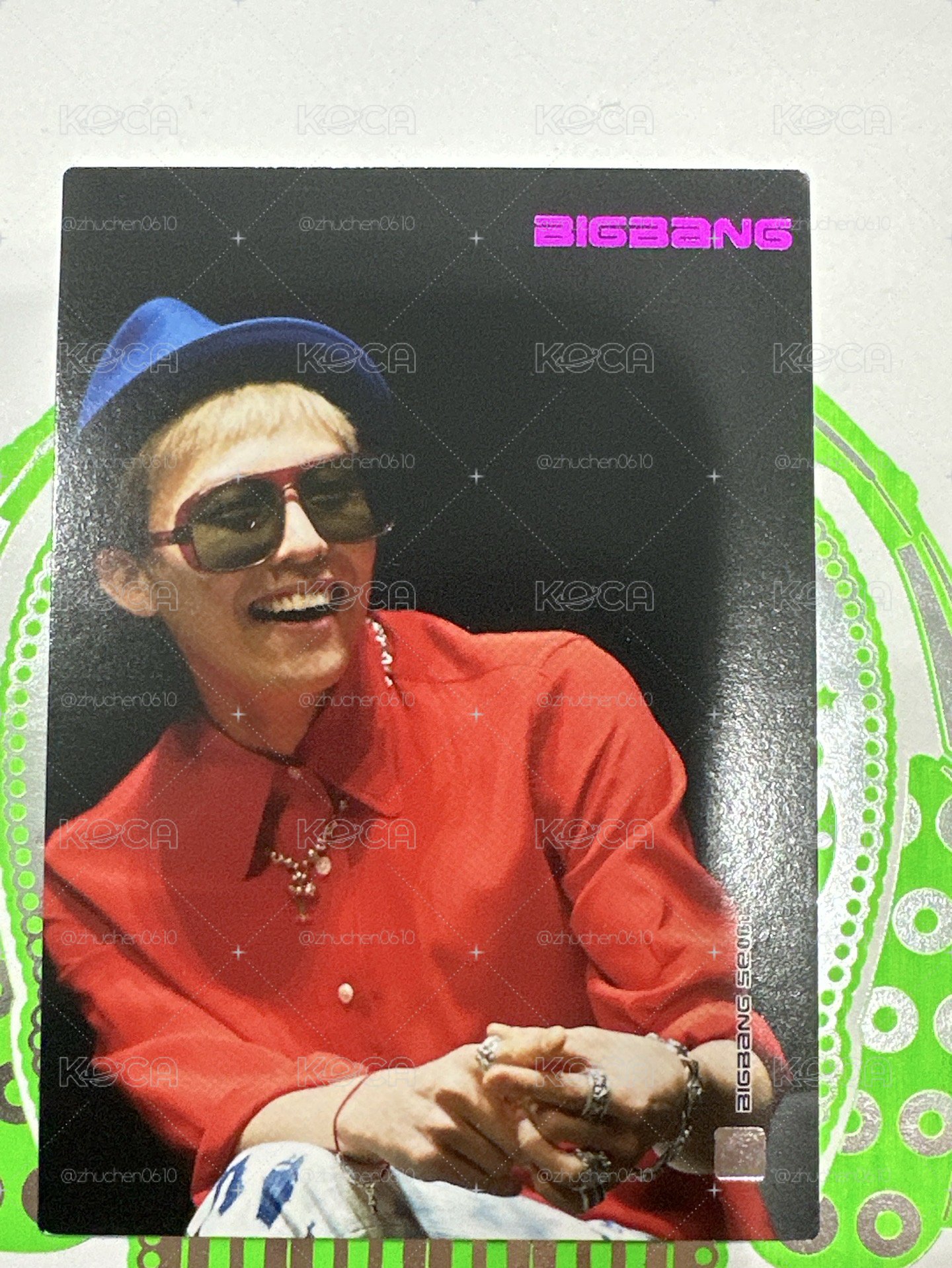 BIGBANG GD 權志龍 STILL ALIVE 專輯小卡 / 綠骷髏小卡
