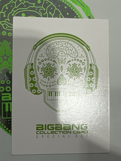 BIGBANG GD 權志龍 STILL ALIVE 專輯小卡 / 綠骷髏小卡