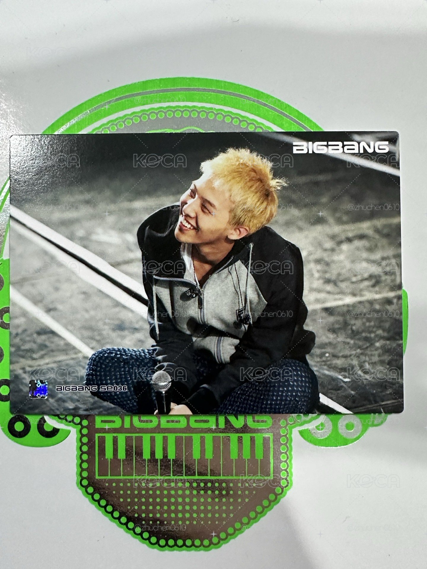 BIGBANG GD 權志龍 STILL ALIVE 專輯小卡 / 綠骷髏小卡