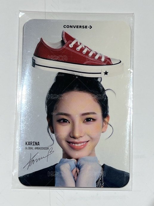 Karina Converse 小卡 一套兩張 全新未拆封 可快速出貨