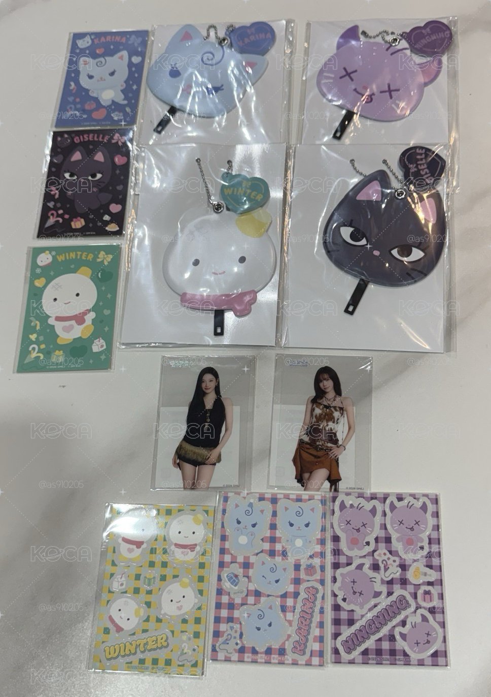 🌟現貨🌟aespa 一番賞（扇子、透卡、貼紙）