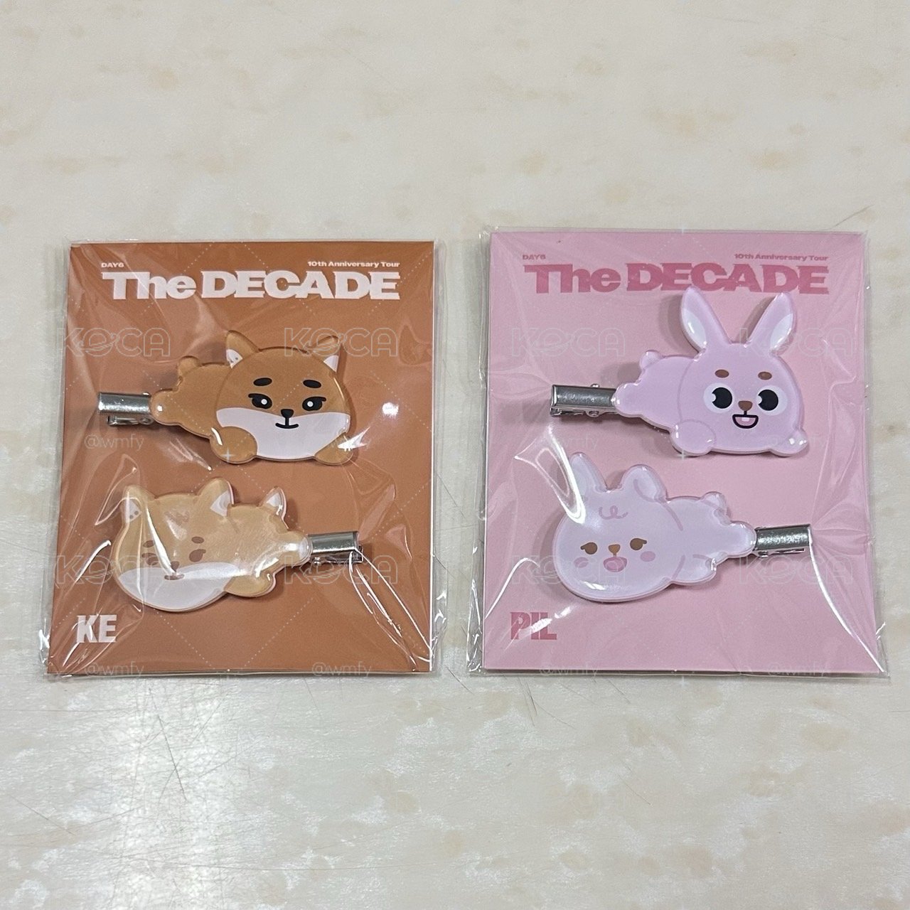 10週年 地方場 髮夾🦊🐰