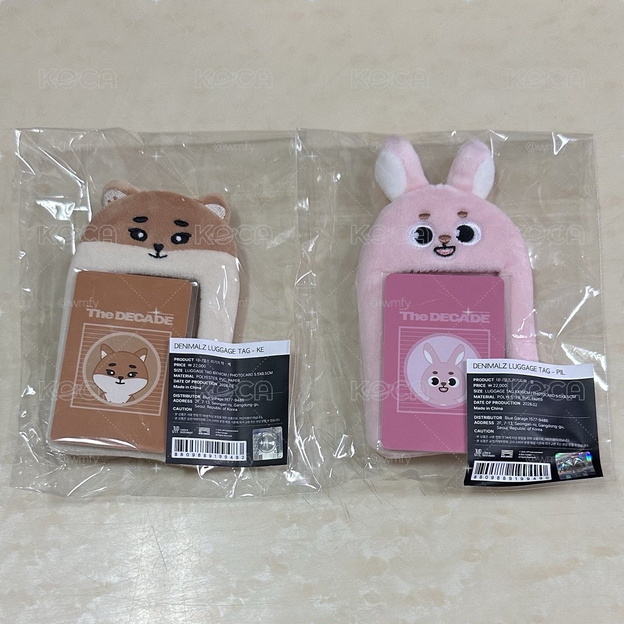 10週年 地方場 行李吊牌🦊🐰