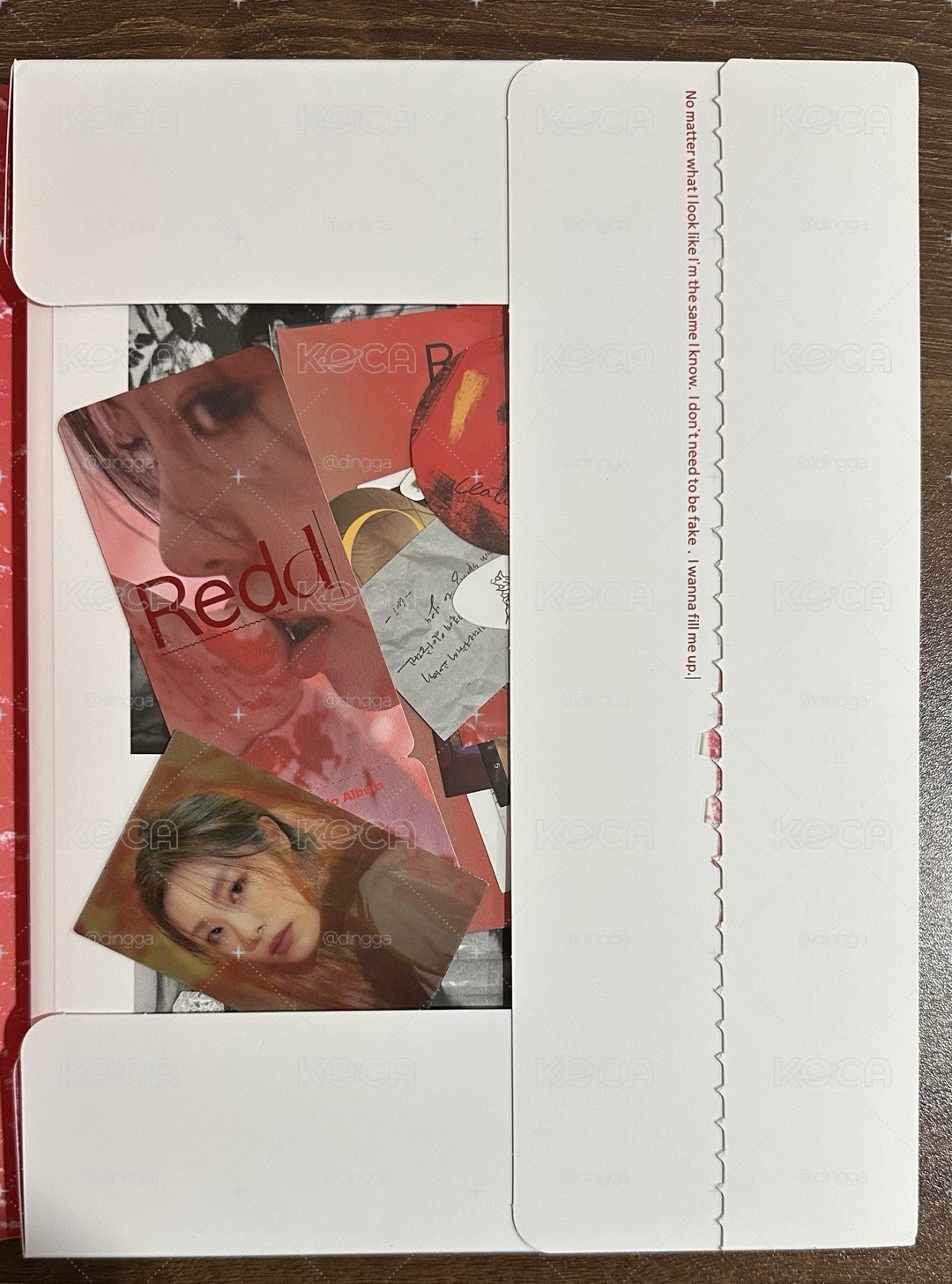 WHEEIN REDD 空專 含變化卡、書籤、貼紙