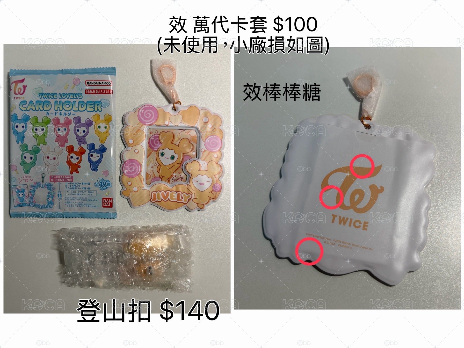 TWICE 志效 萬代卡套