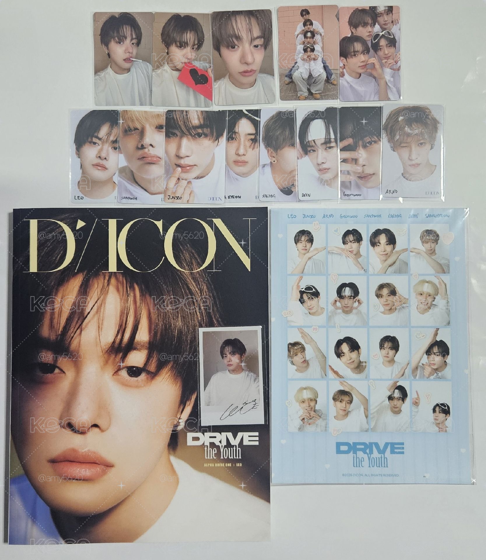 LEO DICON雜誌A版+D社特典 拆售