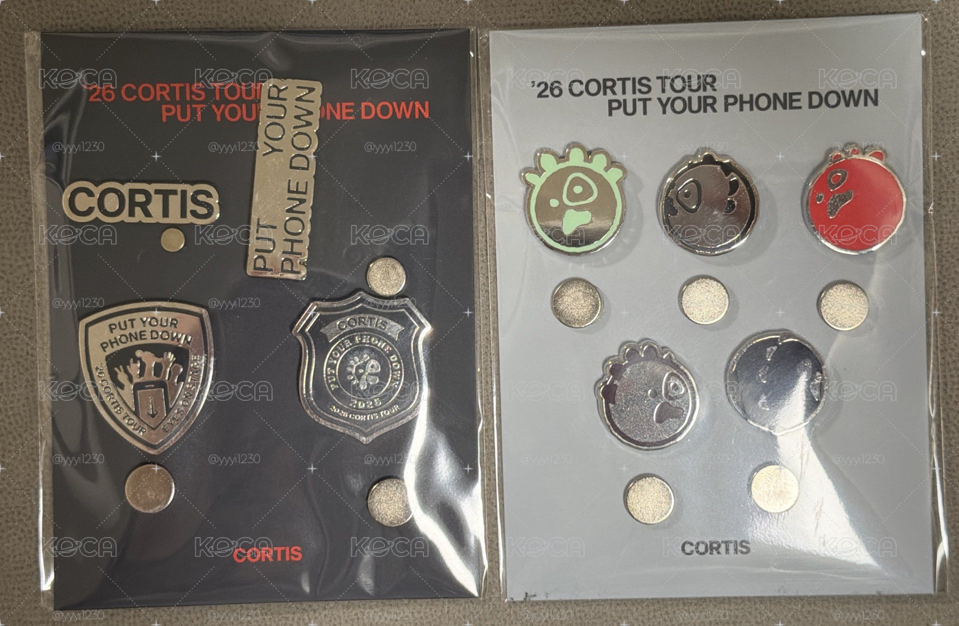 現貨 全新未拆cortis巡迴徽章/ball徽章