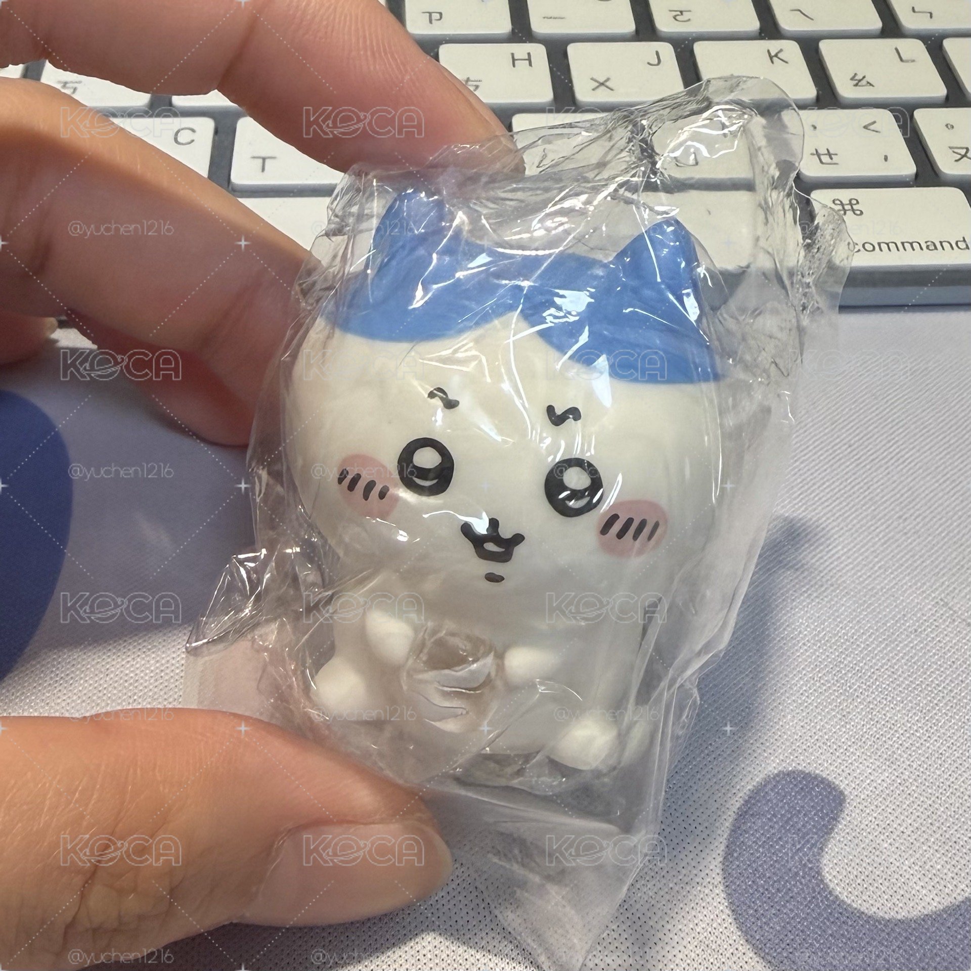 小八抱著水晶