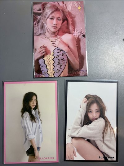 BLACKPINK 一週年 出道明信片 Rosé R yg 明信片 