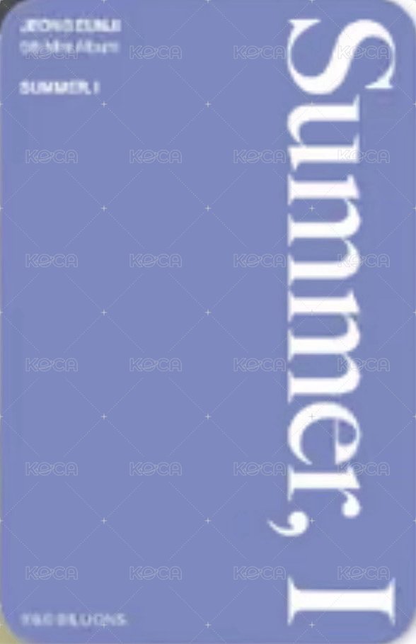 迷五 Summer ver. 專輯卡  背面