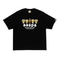 BAPE® x aespa T恤 aespa x BABY MILO 