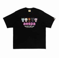BAPE® x aespa T恤 aespa x BABY MILO 