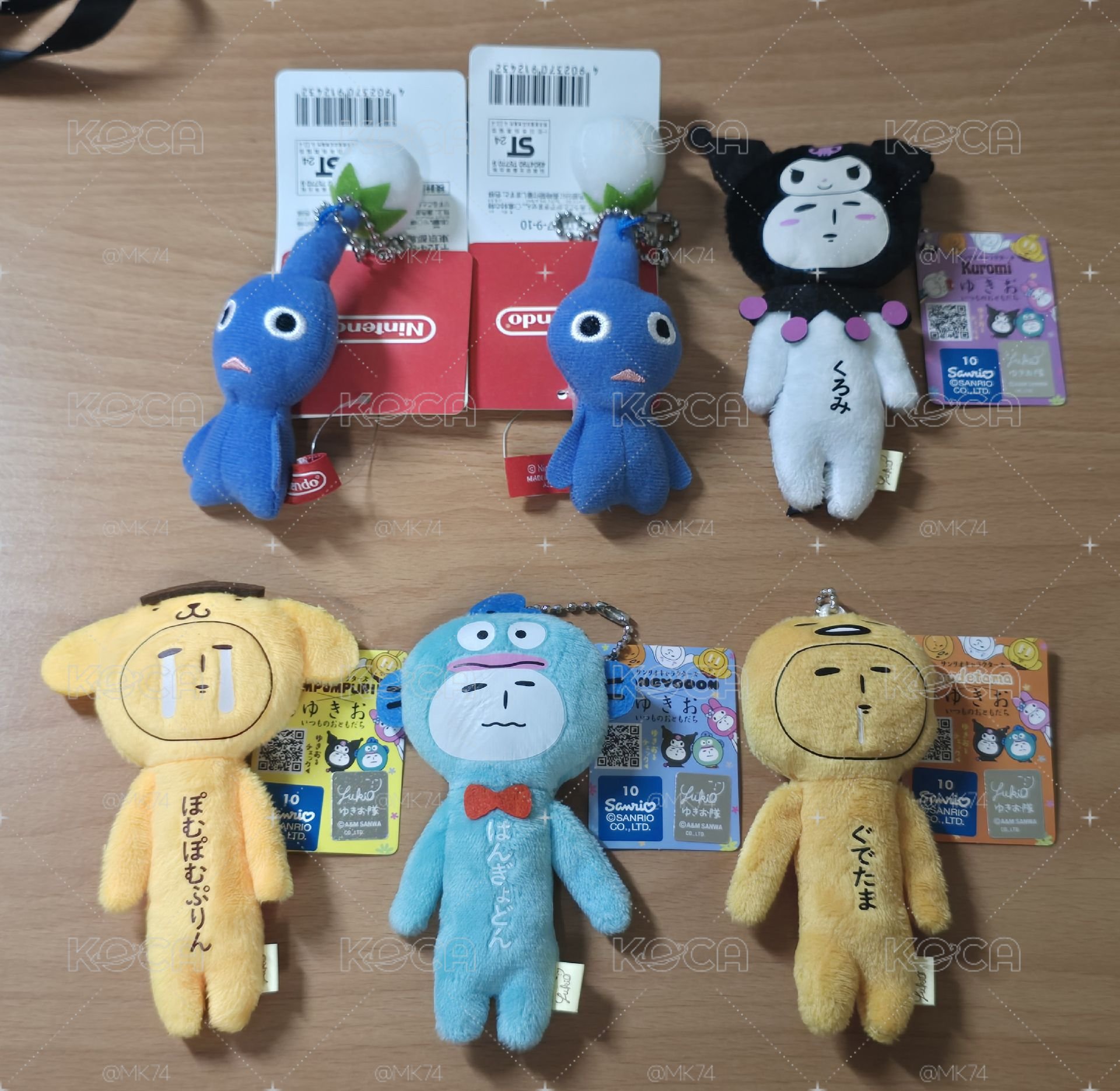 yukio聯名 扁扁吊飾
