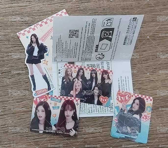 LESSEO李瑞款 萬代 x IVE 貼紙 第二彈