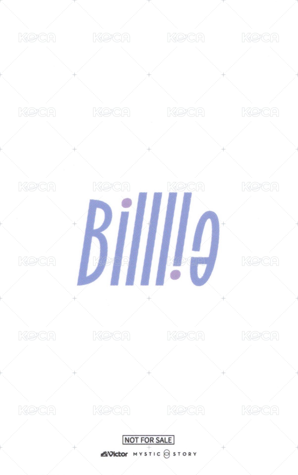 日本單曲一 Billlie JP 特典卡  背面