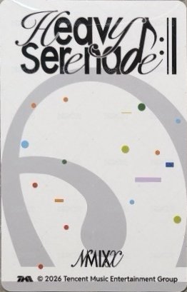 Heavy Serenade QQ音樂 二星 星光卡  背面
