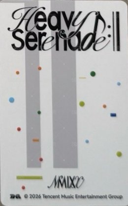 Heavy Serenade QQ音樂 二星 星光卡  背面