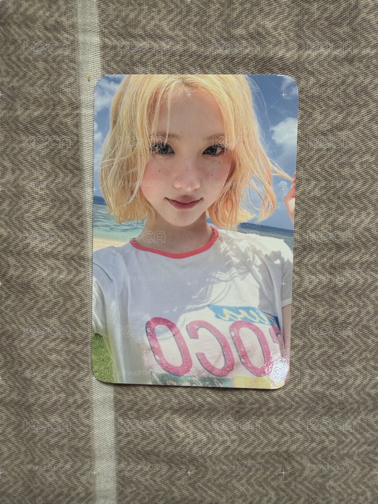 現貨當日寄出/迷二快閃 sw 幸運卡 Jiwoo