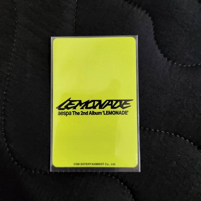 aespa GISELLE LEMONADE 塔店 東蛋限定 特典卡 B版 吉