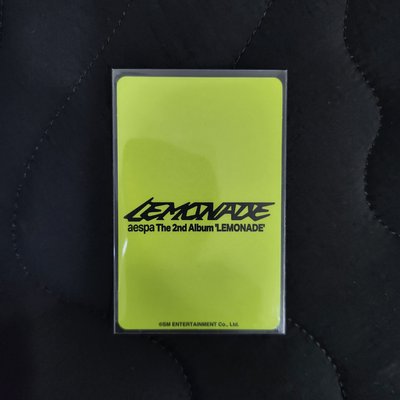 aespa WINTER LEMONADE 塔店 東蛋限定 特典卡 A版 冬