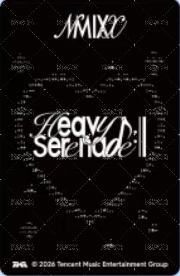 Heavy Serenade QQ音樂 60抽兌換 星光卡  背面