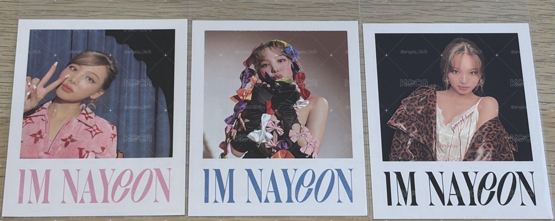 「周邊」IM NAYEON 拍立得卡🩵 小盤