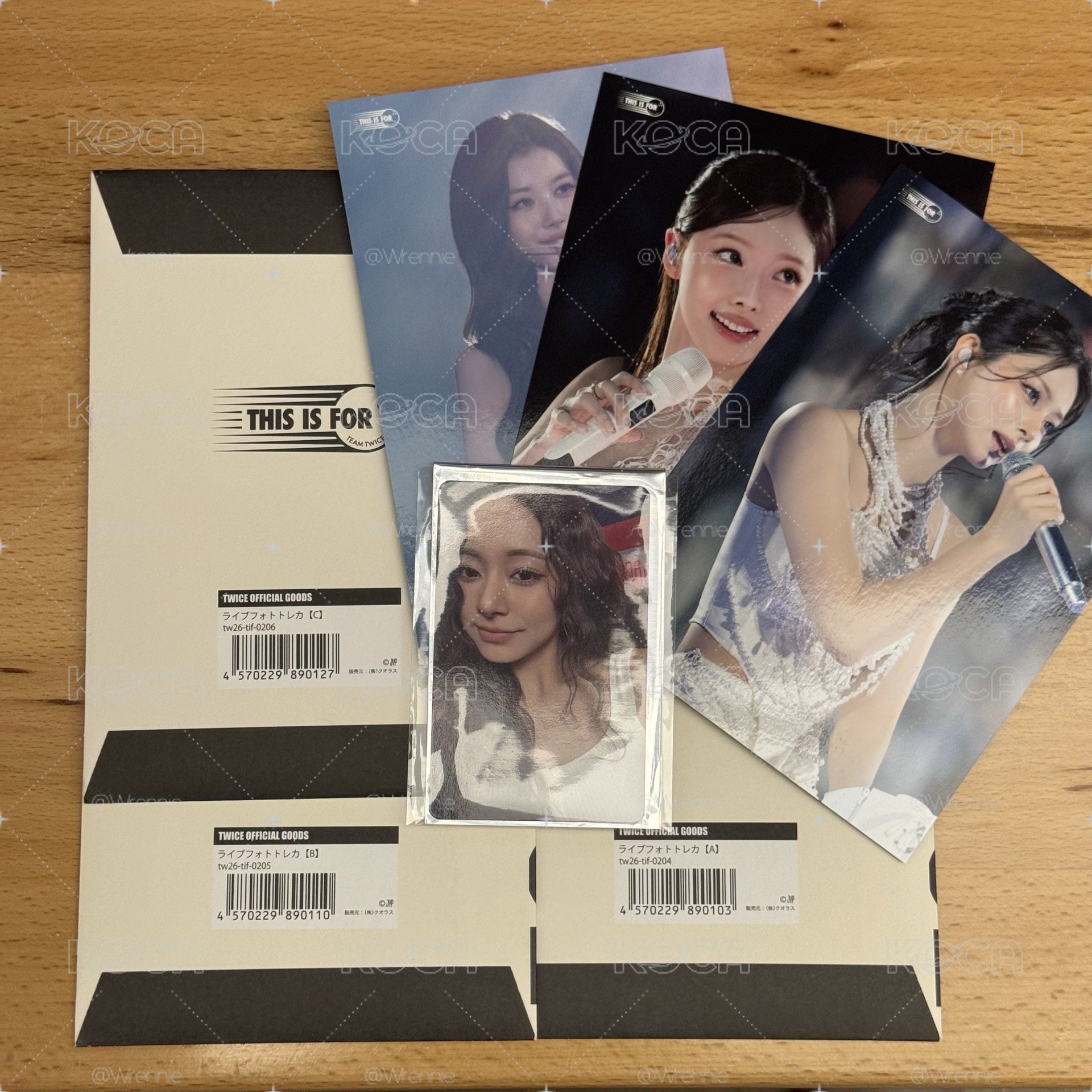 TWICE 六巡新國立 現場大卡ABC一套 送滿額瑜
