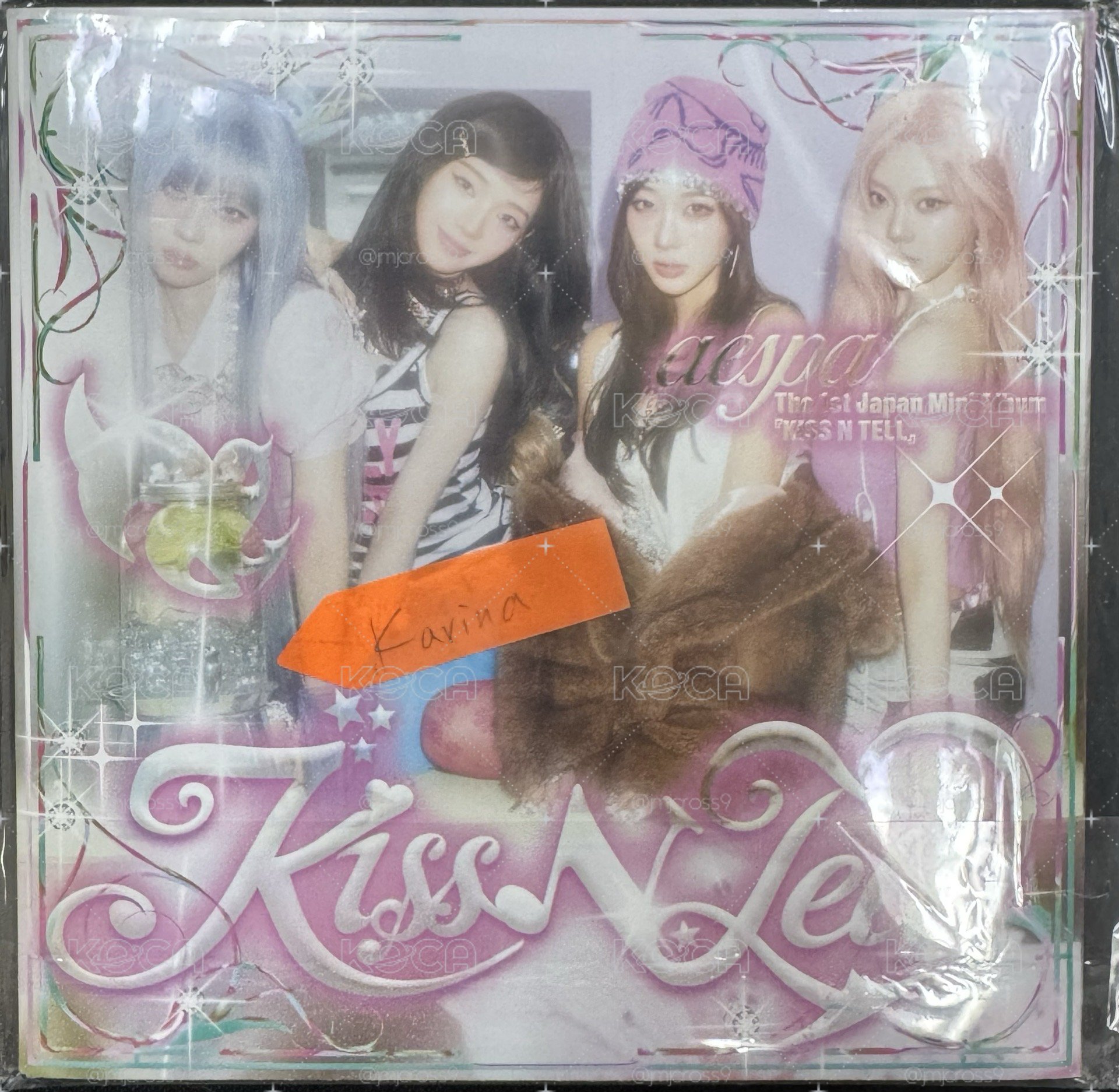aespa Kiss N Tell Poster ver 柚封