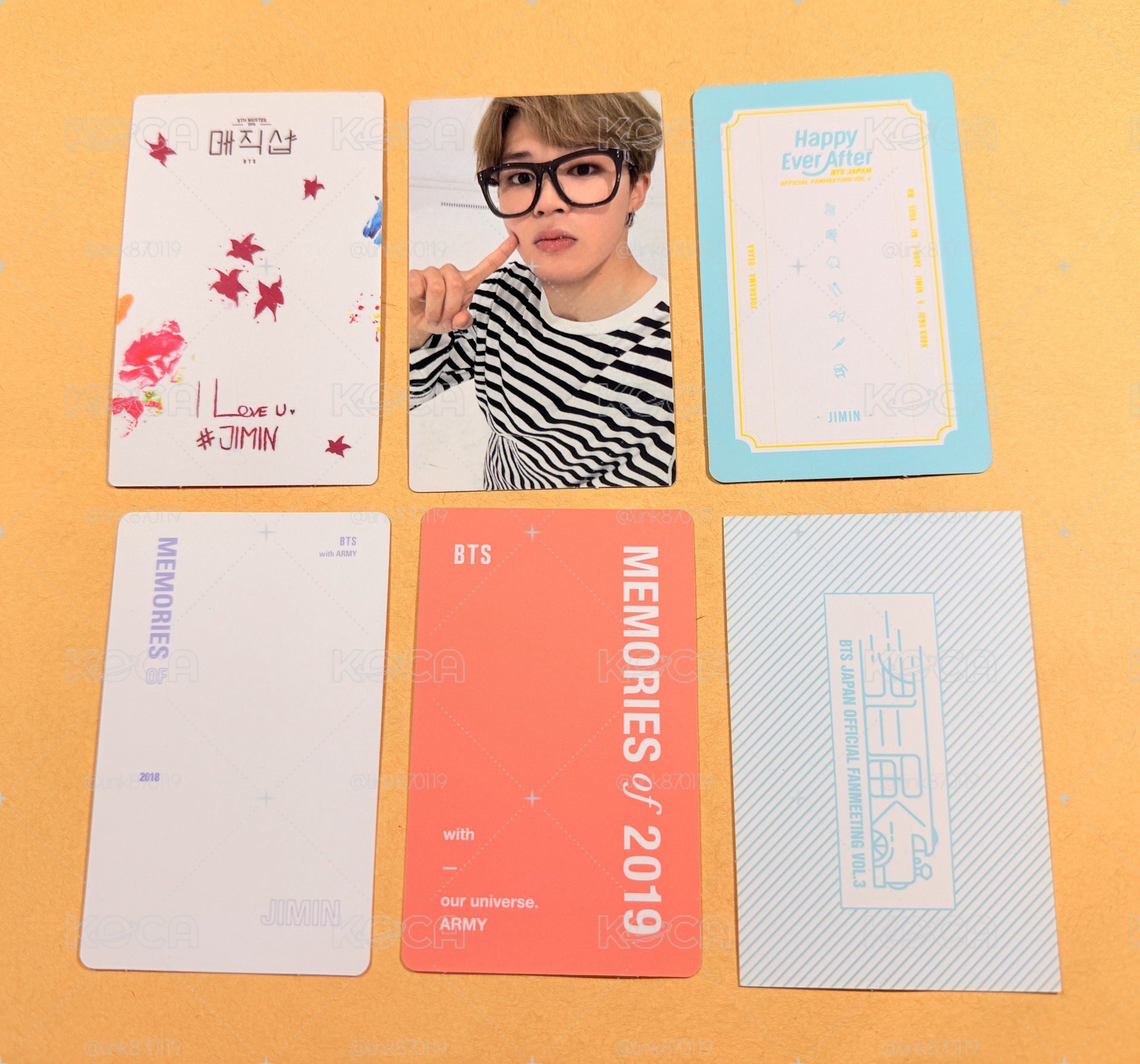 JIMIN 韓五期 2017藍光回憶錄 日四期 2018 2019回憶錄 日FM三期