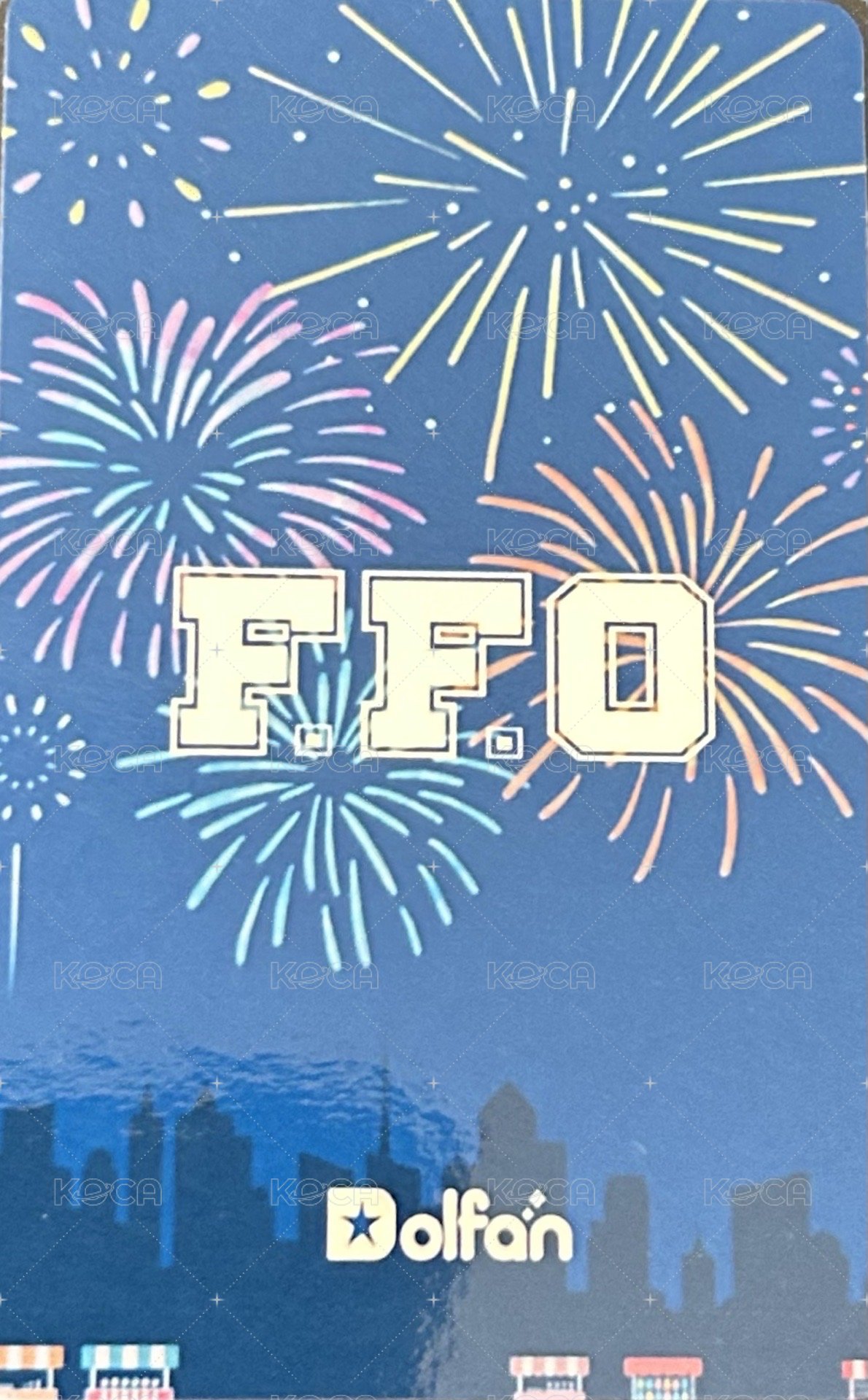 Dolfan 抽選卡 浴衣夏日祭典🎆 背面