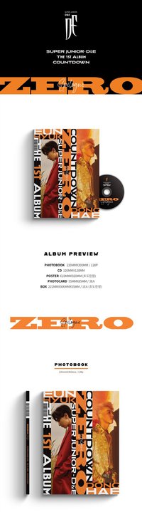 正規1 改版 ZERO ver. (Epilogue) 專輯配置