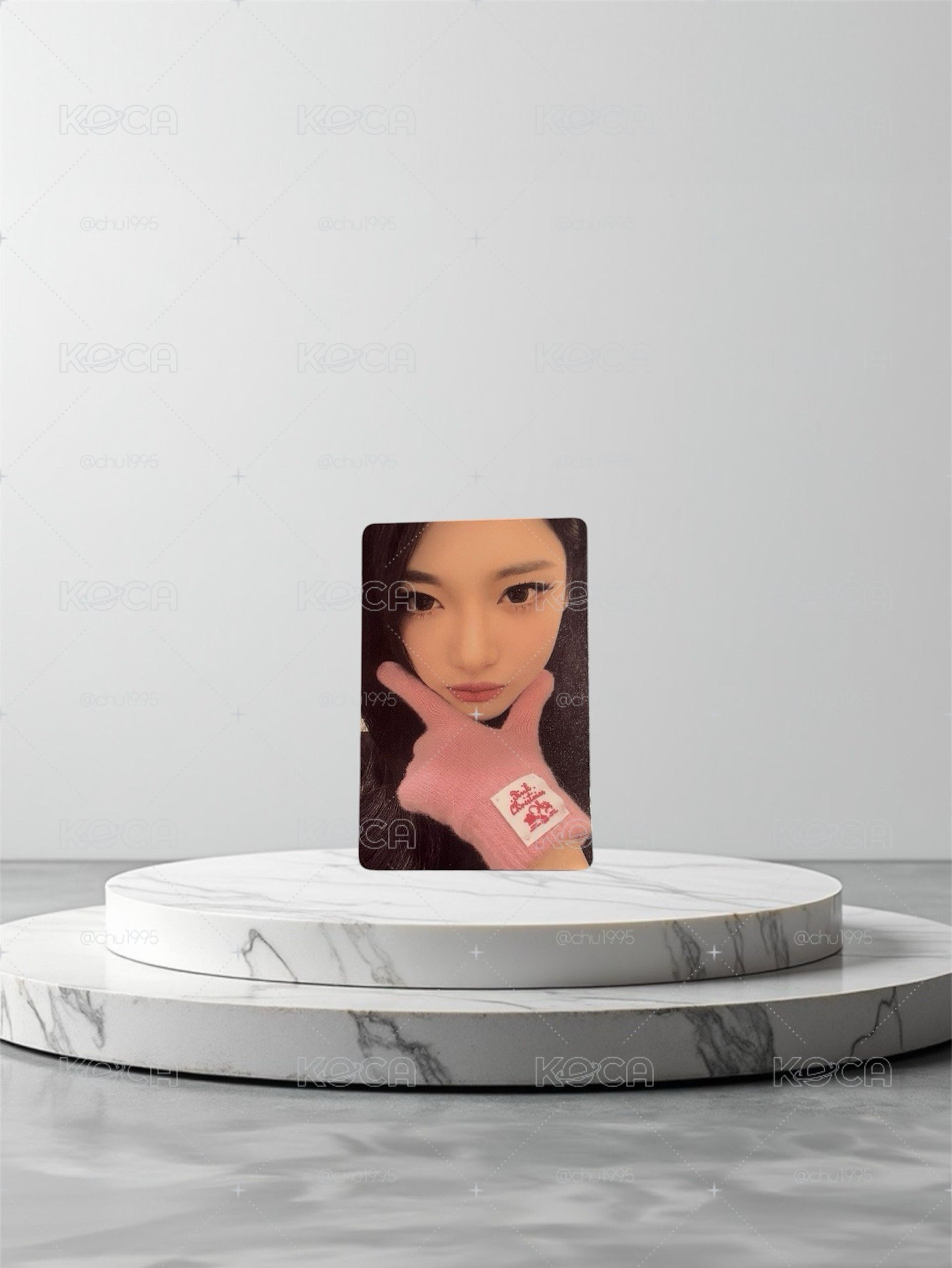 aespa 2024 pink Christmas隨機卡NINGNING