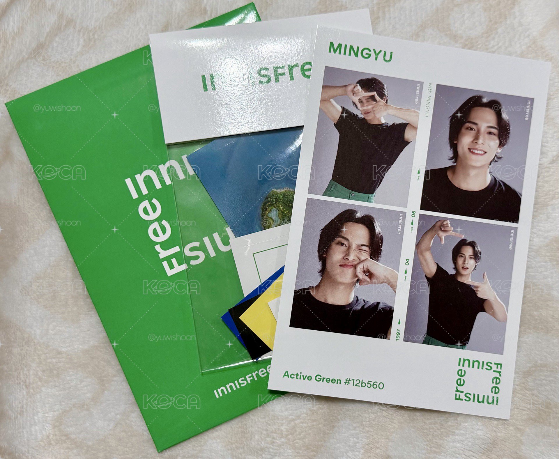 innisfree 2023 四格 明信片
