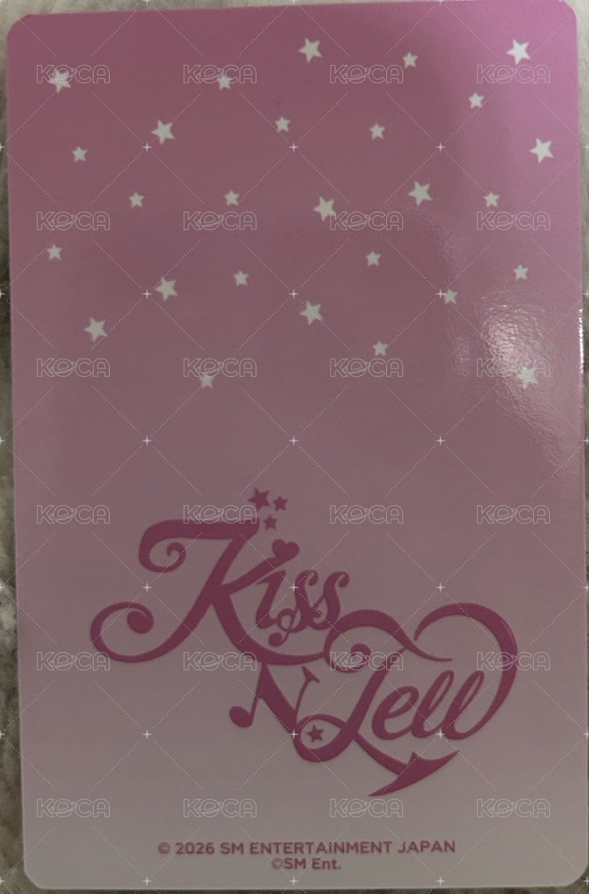 KISS N TELL 快閃 隨機卡 A版 背面