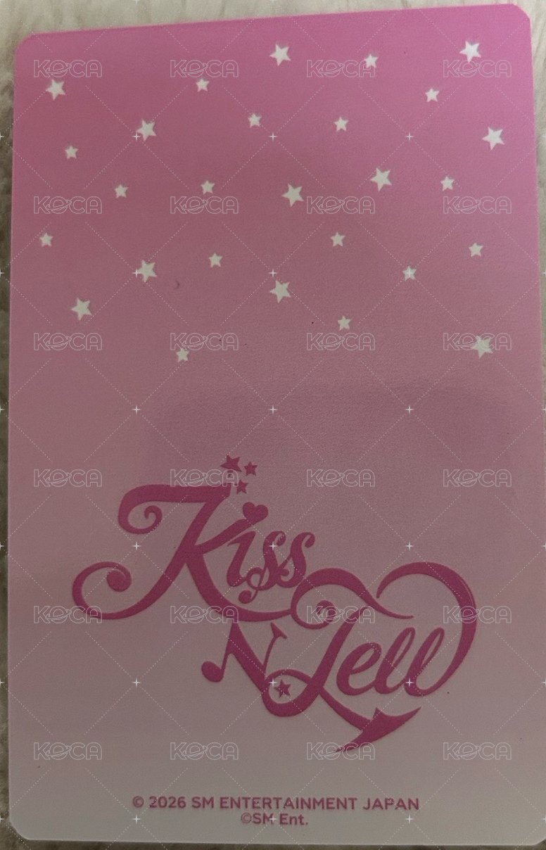 KISS N TELL 快閃 隨機卡 A版 背面