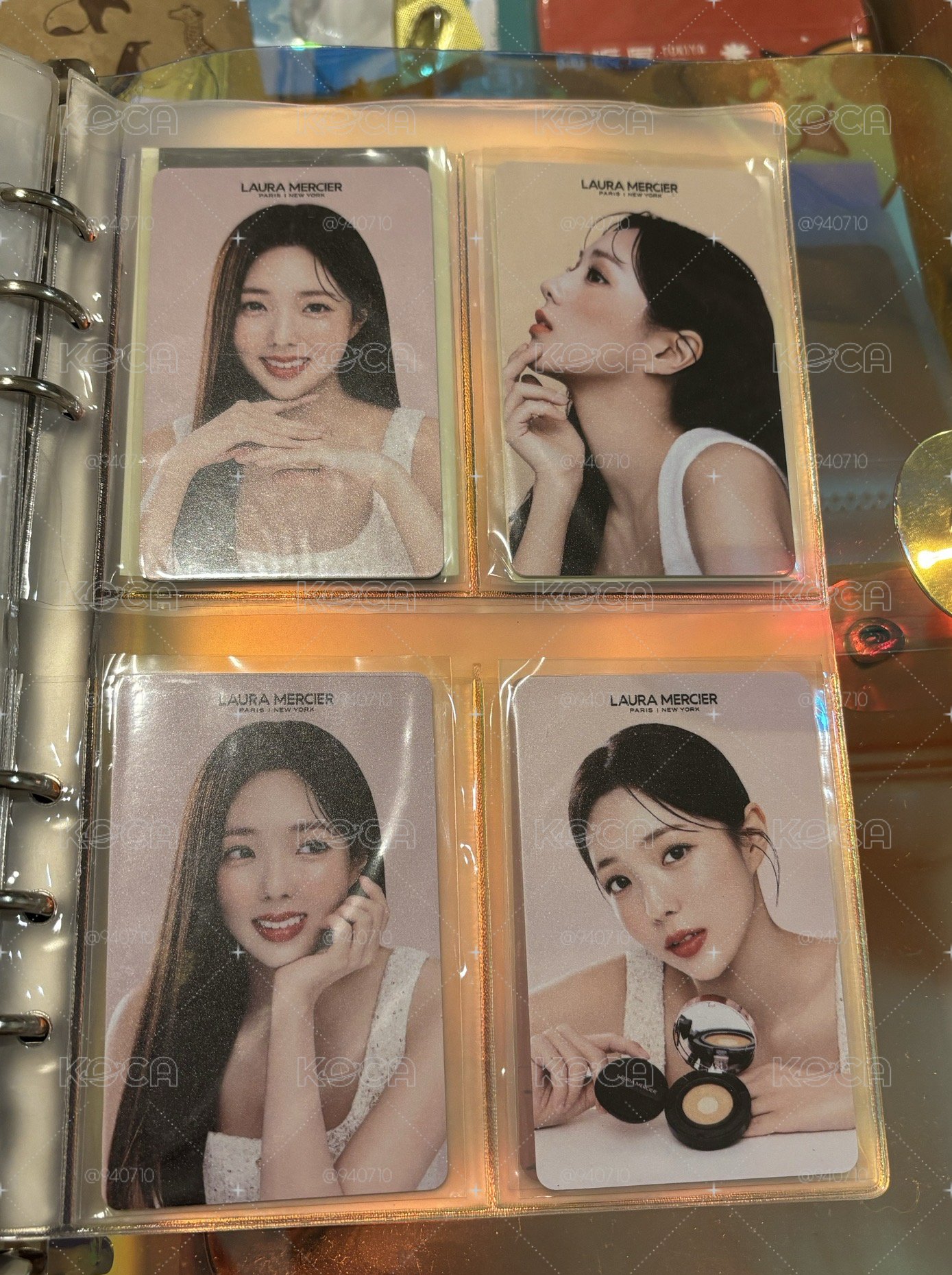 蔡秀彬 Laura mercier 代言卡 限量
