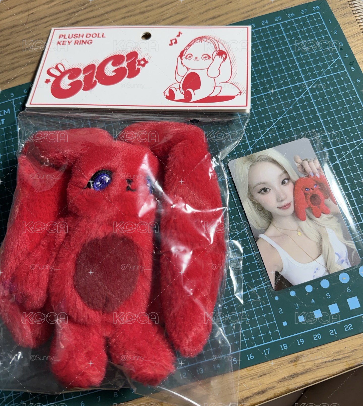 GIGI 12cm娃娃吊飾含小卡