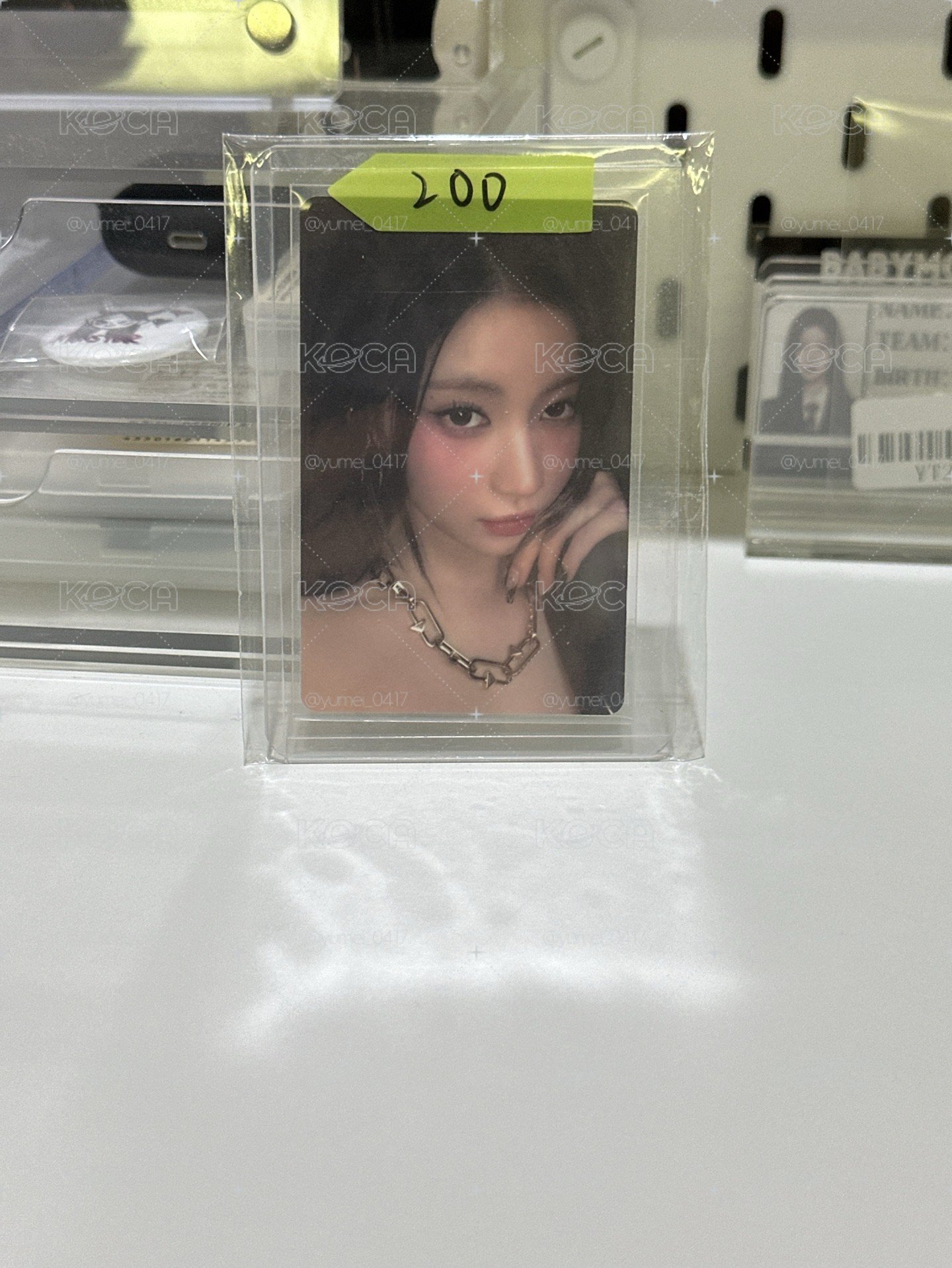 一週年 yg 春日特典 特典卡 b ver
