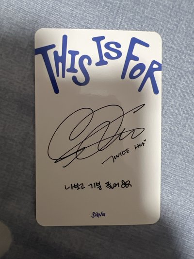 正規四 專輯小卡 SANA